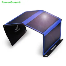 PowerGreen Portable Solar Power Bag 21 Watts 5V 2A Solar Mobile Phone Charger Folding Solar Panel Cell for Traveling for Camping