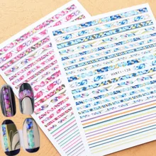 Новинка 138, HANYI-137, 3d наклейки для ногтей, японский стиль, наклейки для ногтей, самоклеющиеся, сделай сам, инструменты для украшения ногтей