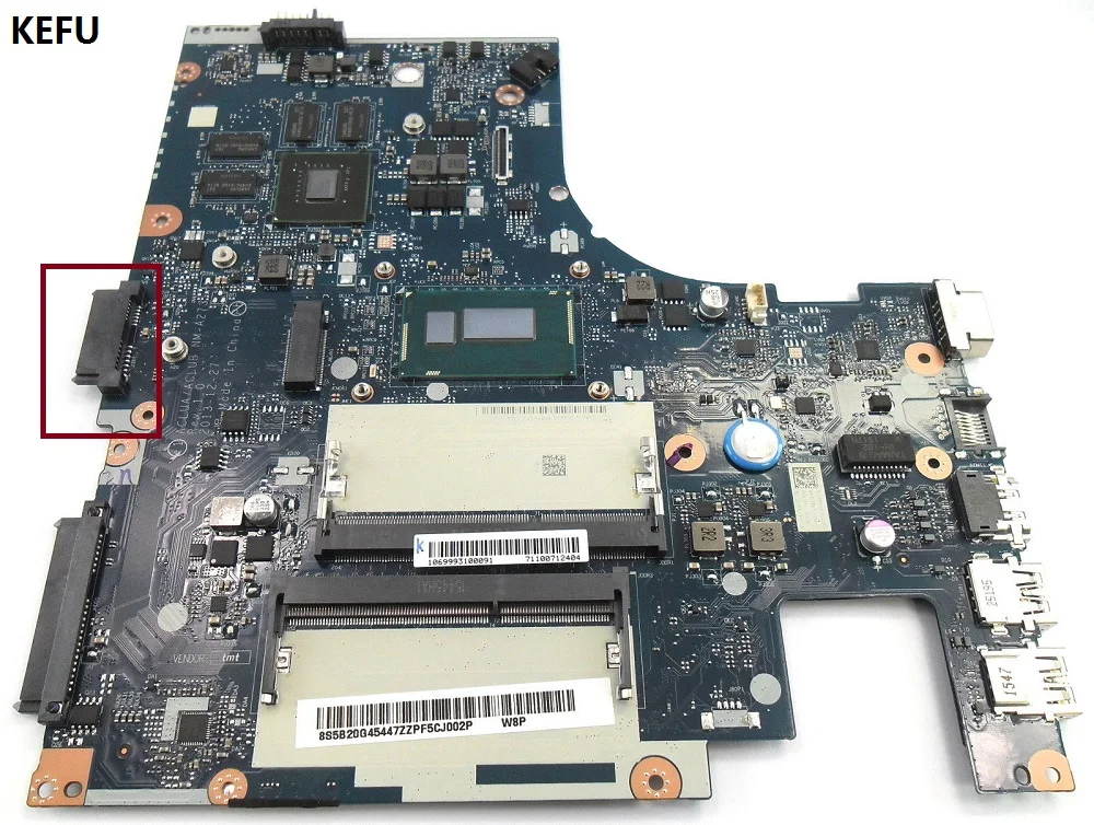 

KEFU ACLUA/ACLUB NM-A273 Laptop motherboard for Lenovo Z40-70 G40-70 Z40 G40 original mainboard with cpu tested fully
