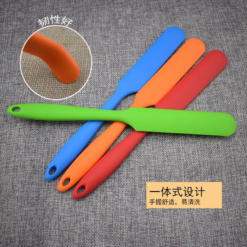  Environment-friendly silicone knife scraper mixed scraper butter knife new cake decoration baking t