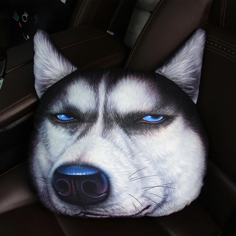 Ceny 3D k wow symulacja zabawna poduszka chłopcy śmieszne 2 ha poduszka kreatywny pluszowy pies Husky japoński Akita poduszka nap
