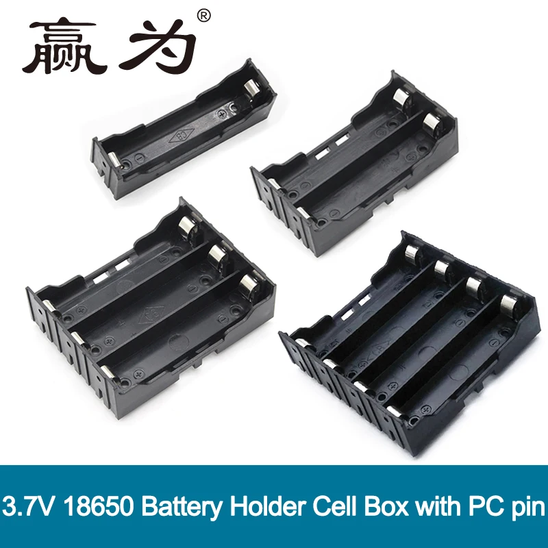Power Bank Battery Holder Plastic Storage Box Case for 1x 2x 3x 4x 18650 Charger Fast USB 1/2/3/4 Slots | Электроника