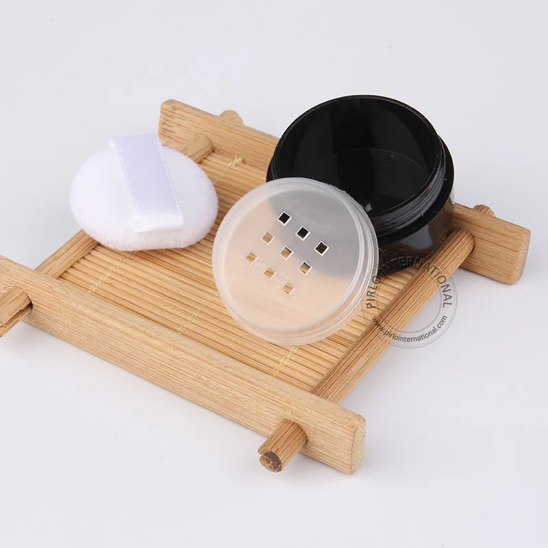 Make Up Инструменты для Для женщин 5 г пустой Пластик Loose Powder Банки с сито+ слоеного, ясно небольшая банка для косметики упаковка 50 шт./лот