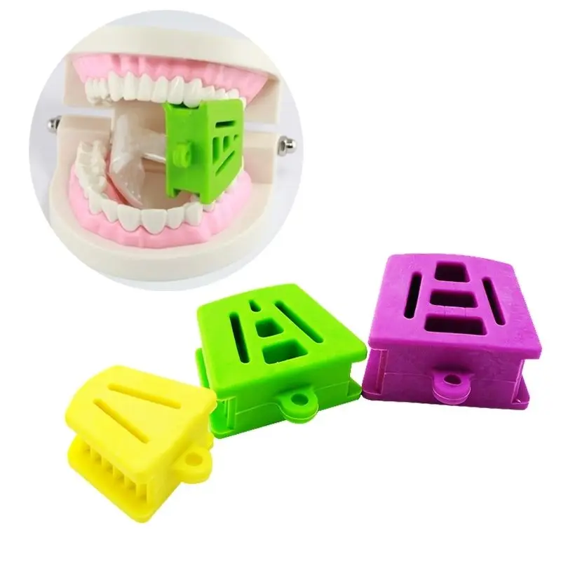New 3 Size L/M/S Dental Silicone Mouth Prop Bite Block Rubber Opener