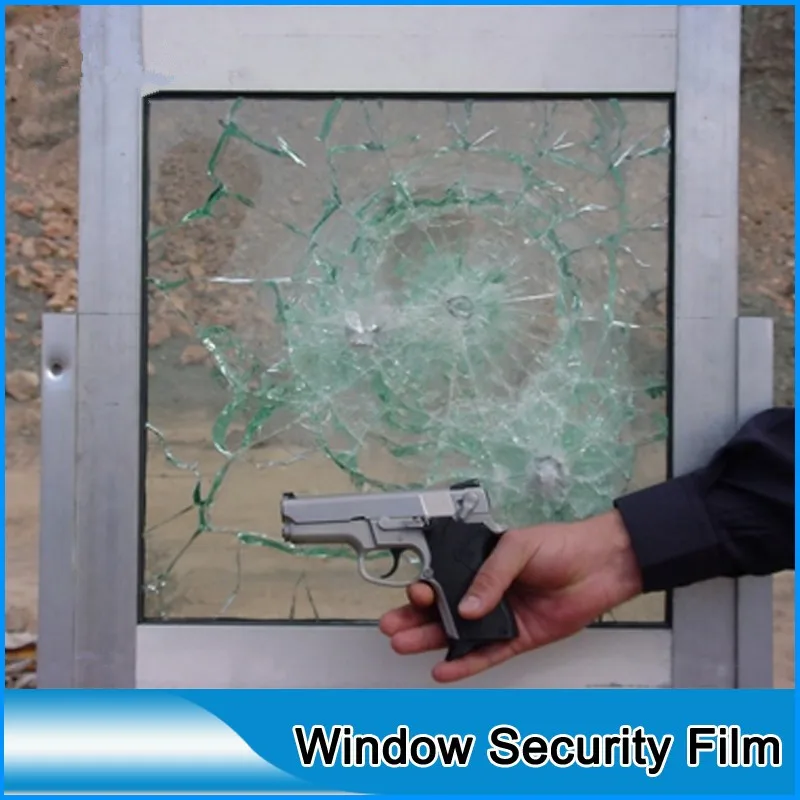 Transparent Safety Security Film 4mil(0.1mm) Thickness Window Film Self Adhesive Car or Building Clear Glasses Splash Prevention Transparent Safety Security Film 4mil(0.1mm) Thickness Window Film Self Adhesive Car or Building Clear Glasses Splash Prevention