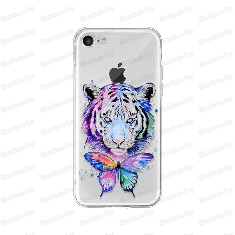 Animal dog cat fox flamingo watercolor