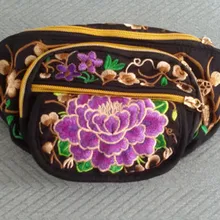 Новые женские поясные сумки! Горячее винтажное, с этнической вышивкой, вышитая холщовая сумка на пояс, Универсальная Портативная сумка на плечо, национальный подарок