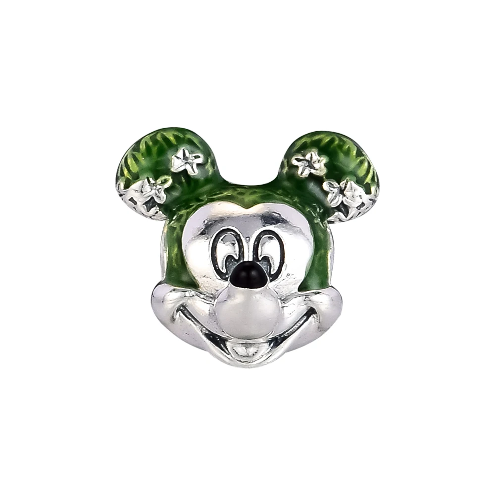 

Fits Pandora Bracelets Authentic 925 Sterling Silver Mickey Epcot International Flower & Garden Festival Beads DIY Making