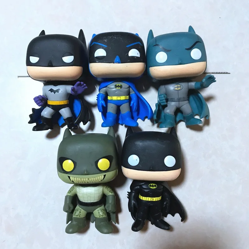 

Imperfect Original Funko pop DC Heroes: Friends, Fighting, Killer Croc, Classic Batman Vinyl Action Figure Collectible Model Toy