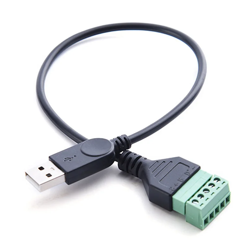 Горячая Распродажа Micro 5 Pin 2 0 USB A штекер на винт с защитным разъемом