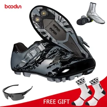 Boodun Cycling Shoes Men Bike Shoes Breathable MTB Non Slip Bicycle Shoes Athletic Racing sapatilha ciclismo Self-Lock Sneakers boodun professional cycling shoes men outdoor sports mtb bike shoes tpu breathable athletic racing self locking bicycle shoes