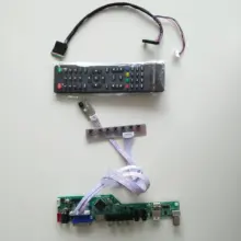 VGA AUDIO AV LCD LED TV HDMI USB Controller driver Board kit For 13.3″ N133BGE-L31 1366X768 cable card panel screen