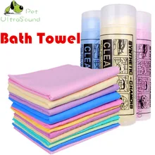 Ультразвуковое полотенце для домашних животных, собак, кошек, необходимый чистящий полотенце для сушки домашних животных, ультраабсорбирующее банное полотенце для собак, изготовленное из ПВА, бычья кожа, размер 66*43*0,2 см
