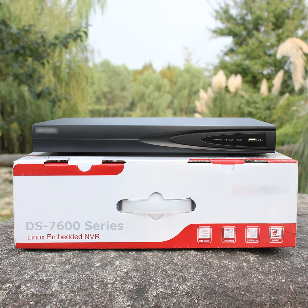  Free shipping in stock DS-7616NI-E2 2SATA 16channel NVR kits for network CCTV camera network video recorder 