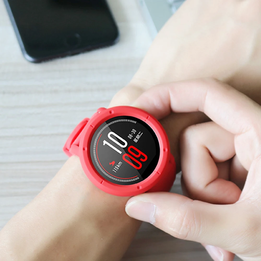 Мода 2018 для Xiaomi Huami Amazfit Pace SmartWatch чехол PC защитный бампер|Смарт-аксессуары| |