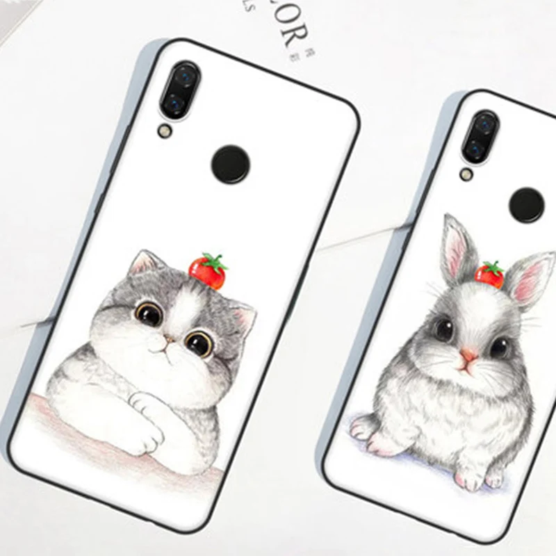 Чехол для Huawei Nova 3i милый мультяшный силиконовый мягкий чехол телефона Nova3i