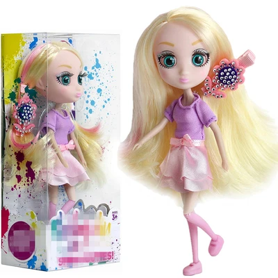 15 см Jimusuhutu большие глаза Ангел кукла Подарочная коробка девушка Коллекция игрушек кукла 7 суставов - Цвет: B