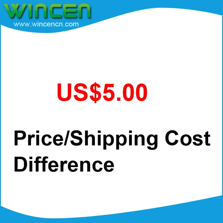 

US$5.00 Price / Shipping Cost Difference Payment