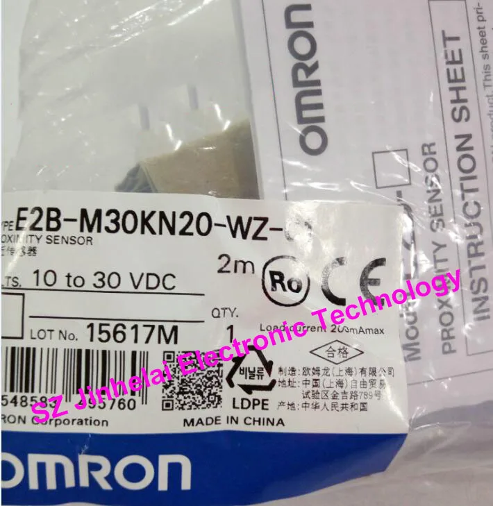 

100% Authentic original OMRON Proximity switch, Proximity sensor E2B-M30KN20-WZ-C1 2M