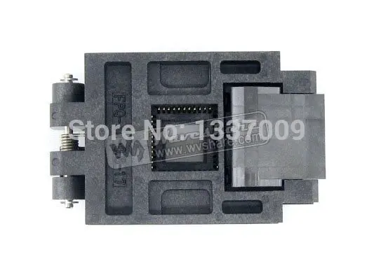QFP44 TQFP44 FQFP44 PQFP44 FPQ-44-0.8-17 Enplas IC Испытания burn-в Гнездо Адаптера Программирование 0.8 мм