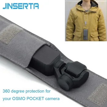 

JINSERTA Mini PU Bag for DJI OSMO POCKET Camera Neck Strap Bag Portable Handheld Gimbal Stabilizer Pocket Camera Case Accessory
