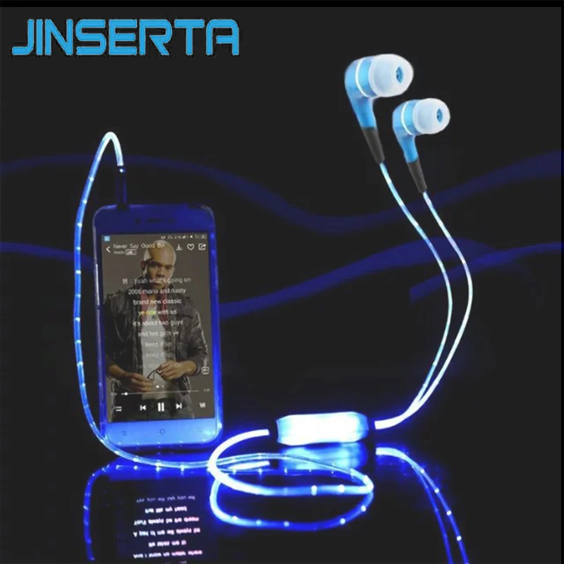 Buy JINSERTA Luminous Earphones Glowing Earbud LED