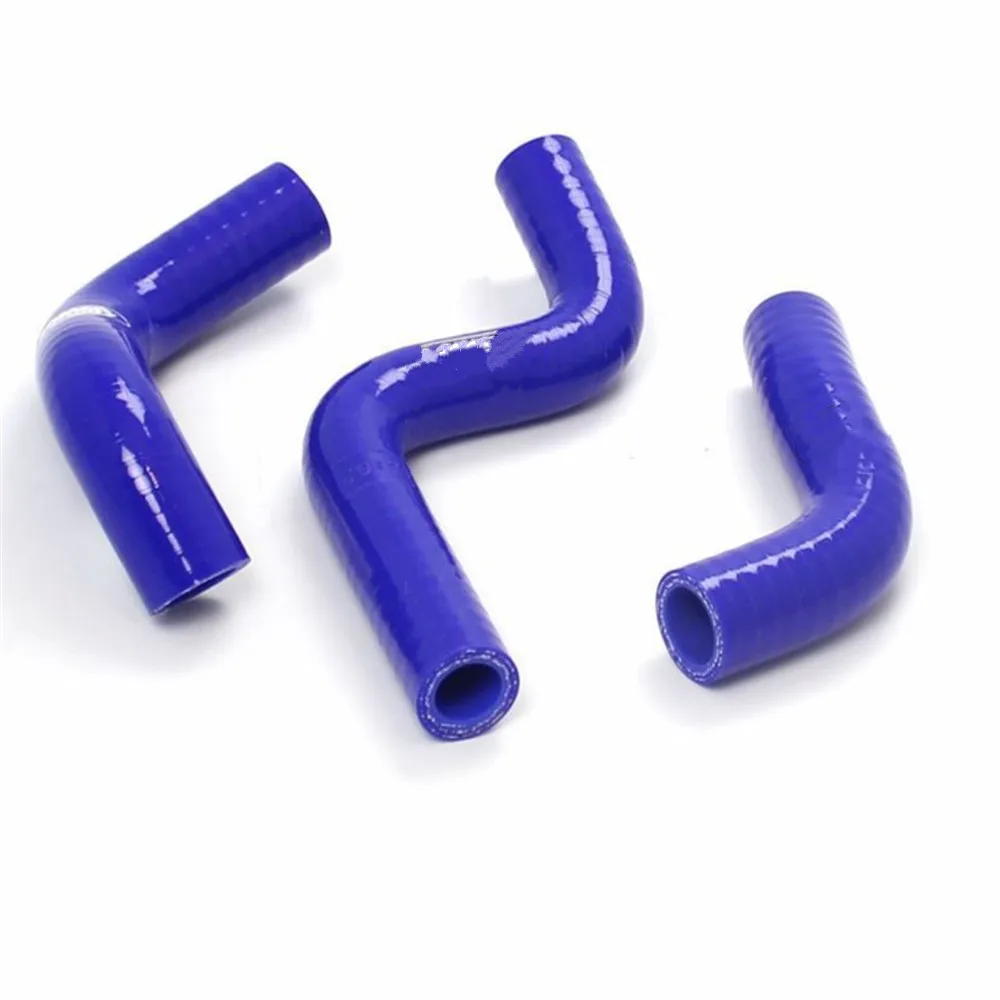 3 pieces Reinforced radiator coolant silicone hose for Kawasaki KX85 KX