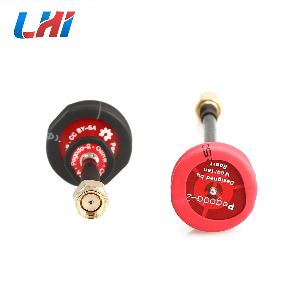 

LHI Pagoda-2 5.8GHz FPV Omnidirectional highly durable Antenna SMA & RP-SMA Plug Connector for RC FPV Racing Drone Quadcopter