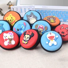 Women’s Cute Cartoon Candy Color Silicone Coin Purse Key Wallet Earphone Organizer Storage Box Children’s Coin Purse QB44