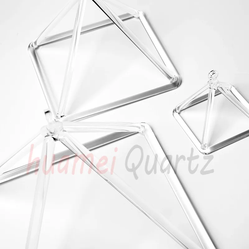 

Crystal Singing Pyramid Using for Meditation and Healing 10 inch