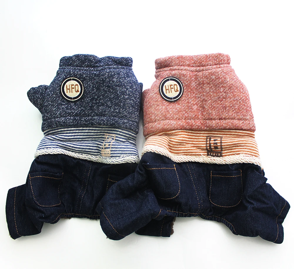 

Boy Dog Pet Handsome Coat Jacket Pet Puppy Hoody Jumpsuit Winter Warm Clothes 5 sizes 2 Colours