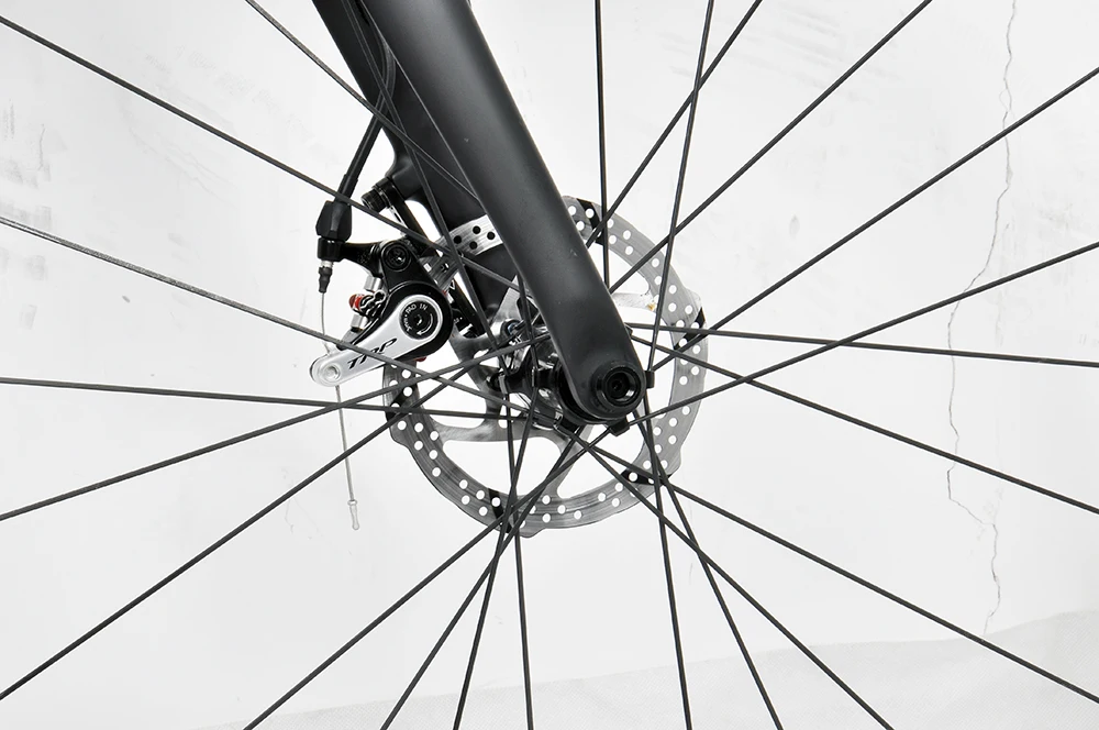 Perfect 2019 Full hidden cables Flat mount aero road bike frameset with fork/seatpost/handlebar Ultra-light 975g DI2/Mechanican R12 27