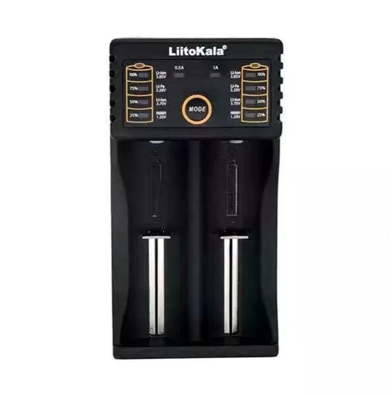 Liitokala Lii202 18650 зарядное устройство 1 2 V/3 0 7 85 V 0.5A/1A NiMH Li Ion 26650 батарея