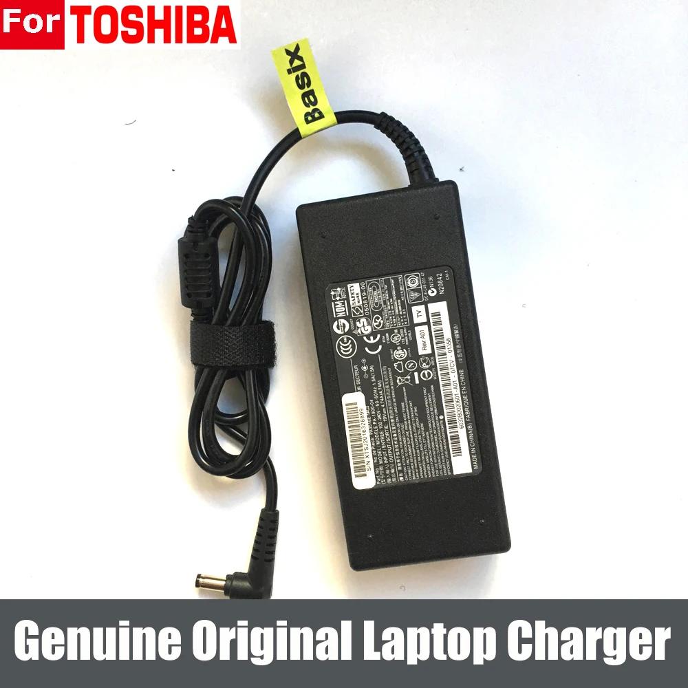 19v 4.74a 90w Genuine Laptop Adapter Charger For Toshiba Satellite A215 A205 C655d L455 C645