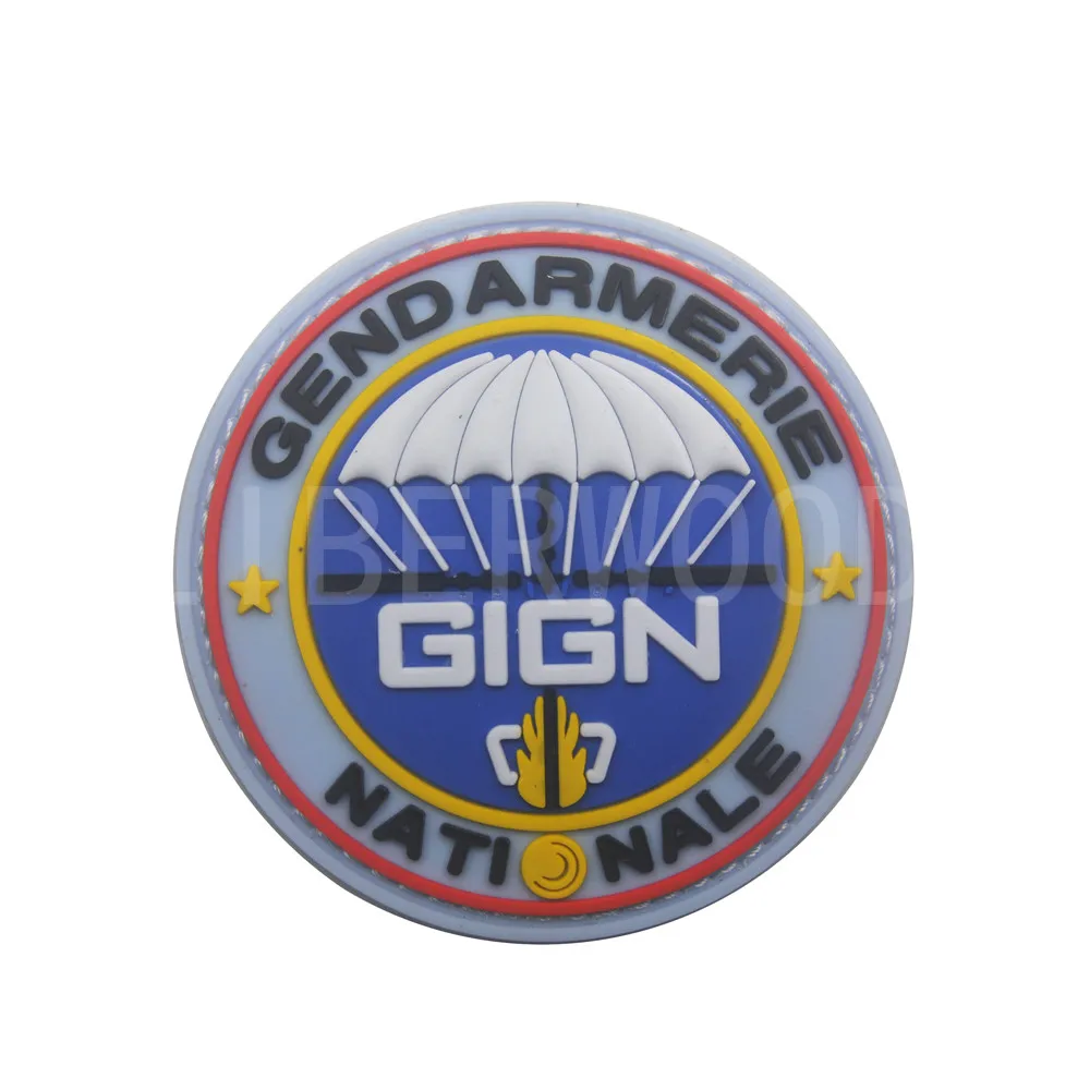 GIGN RAID французская армейская ПВХ патч британская S.A.S. SAS GIS Италия спецназ 3D крючок
