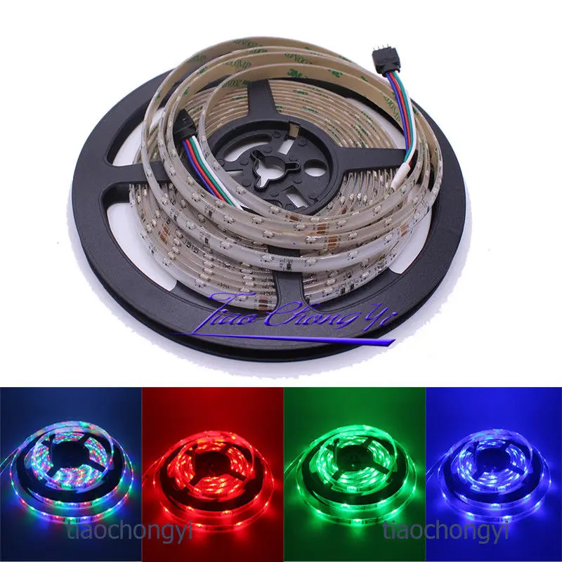 #cheap 12V 5M 300leds 335 RGB Colorf LED Side View Emitting Flexible Strip Light IP65