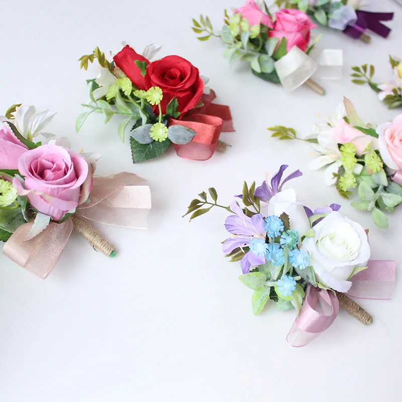 boutonniere groom wedding brooch pins  (23)