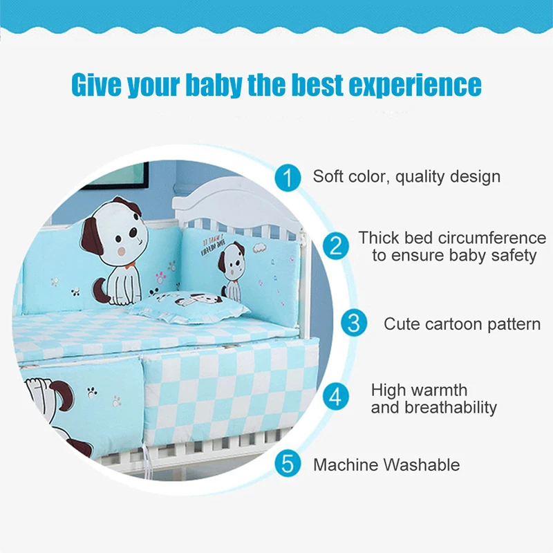 Комплект детского постельного белья IMBABY 5 шт. детские постельные принадлежности