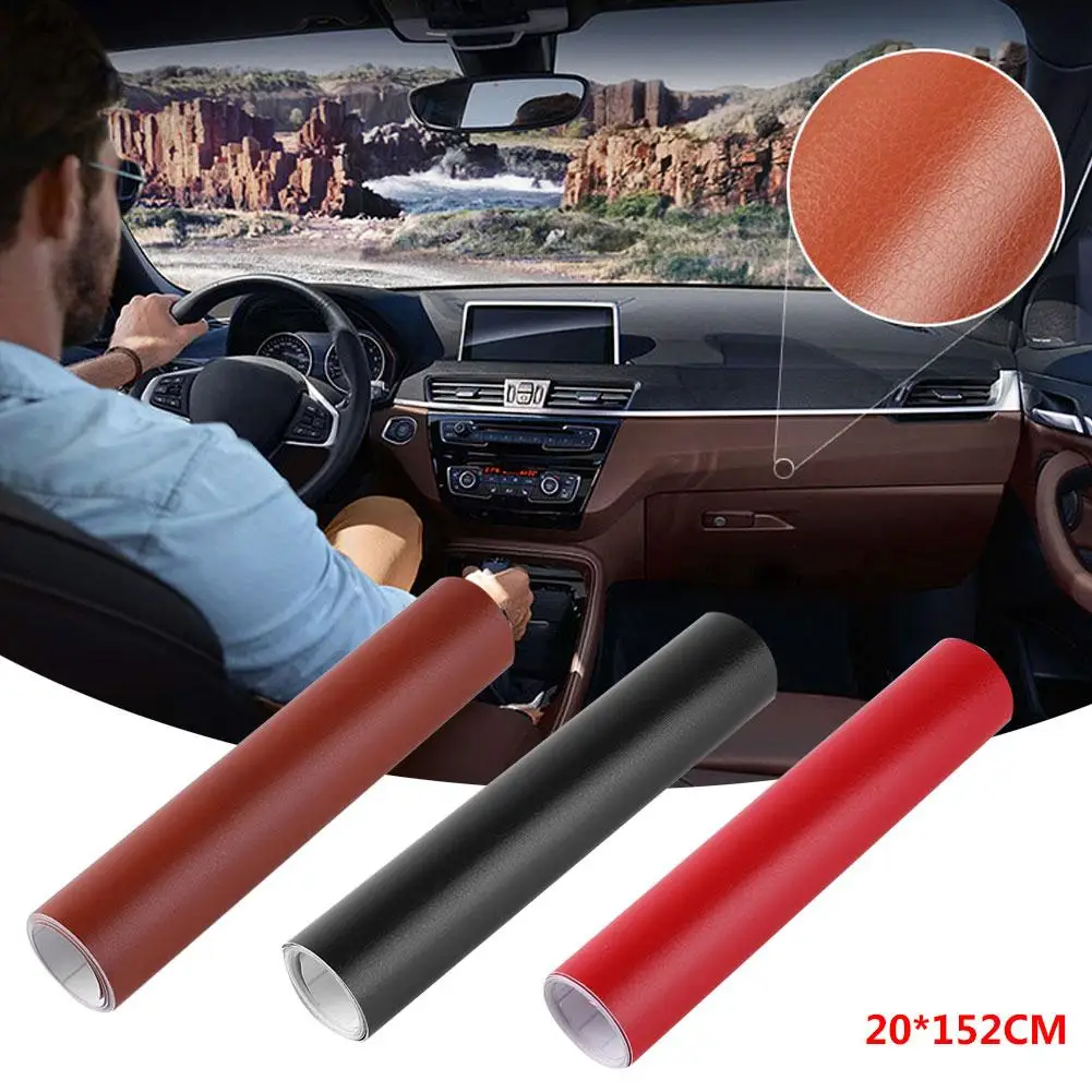 Auto Car Interior Textured Sticker Color Change Film Decor 20x152CM