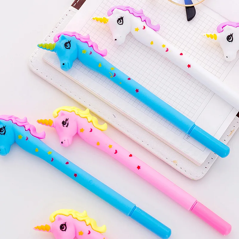 1 шт. Мультяшные ручки с единорогом канцелярские принадлежности Kawaii школьные