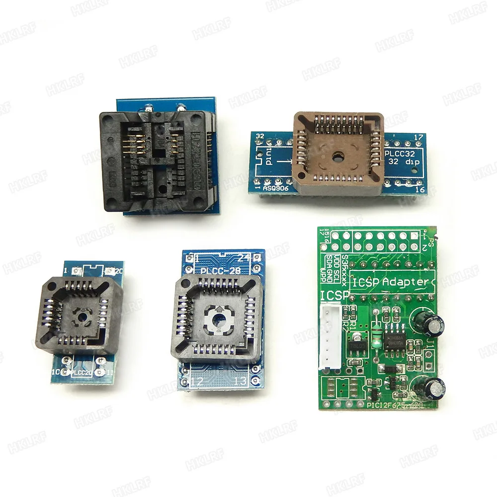RT809H Универсальный программатор + 16 элементов NAND Flahs EMMC USB PLCC IC тестовый зажим