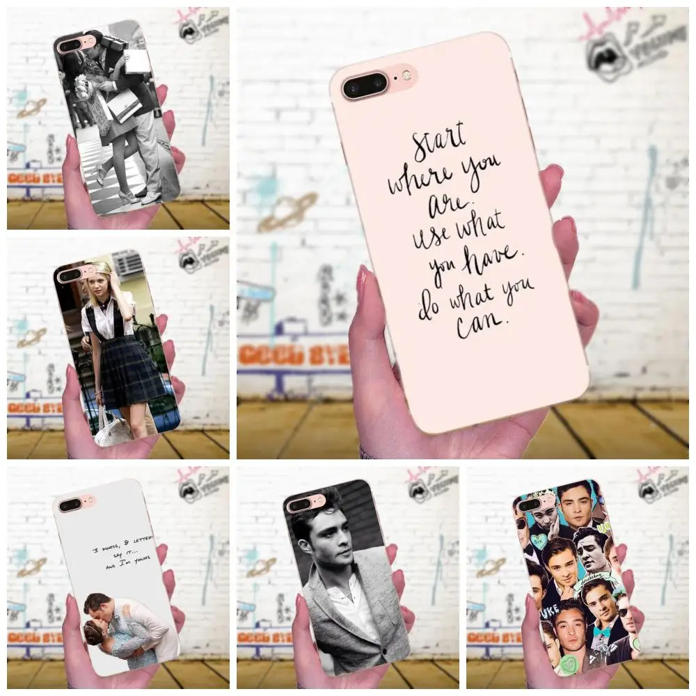 Классический мобильный телефон Gossip Girl Blair и Chuck высококачественный чехол для
