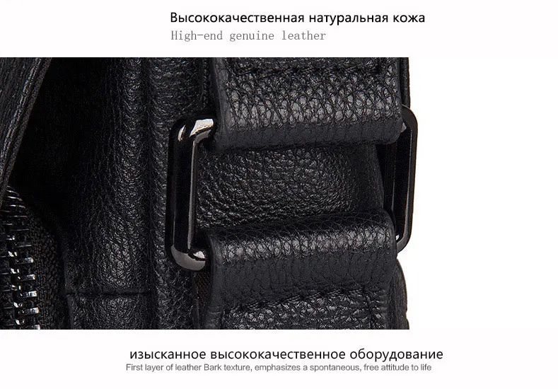 DongFang чудо Новая мужская сумка на плечо из натуральной кожи сумка-мессенджер Повседневная маленькая сумка простая черная сумка для мобильного телефона с клапаном