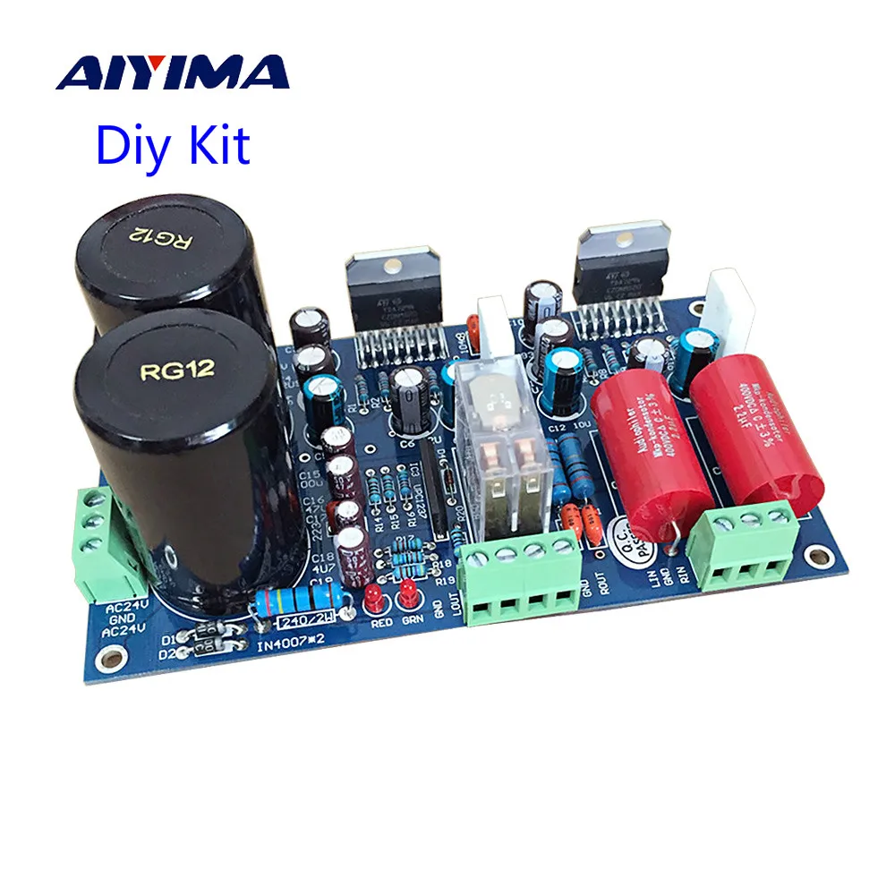 Плата усилителя звука AIYIMA TDA7294 70 Вт * 2 двухканальная мощности для защиты динамика
