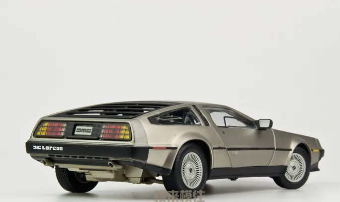 1:18 Масштаб Назад в будущее фильмы прототип модели автомобилей delorean DMC-12 scifi модель автомобиля рождественский подарок