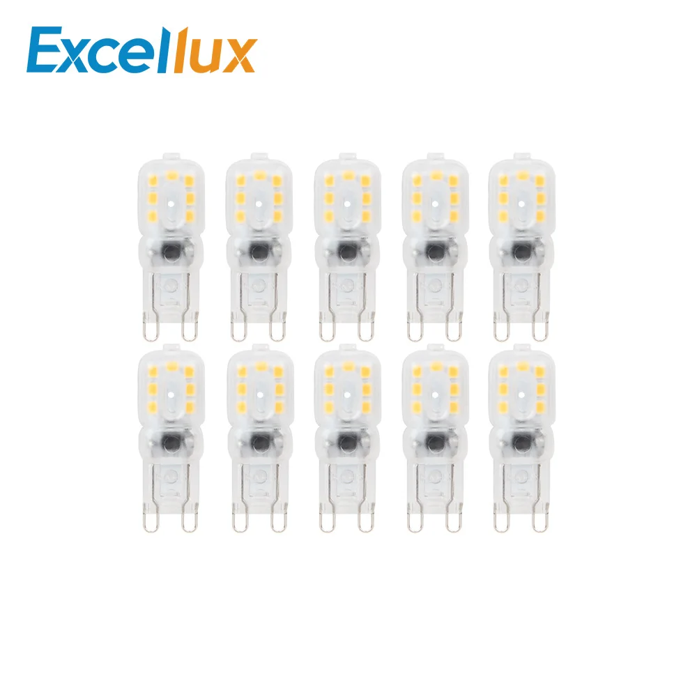 

10/Packs Mini G9 LED 3W Lampada LED Super Bright G9 LED AC 220V 14PCS/22PCS SMD 2835 LED Bulb Spotlight Replace Halogen Light