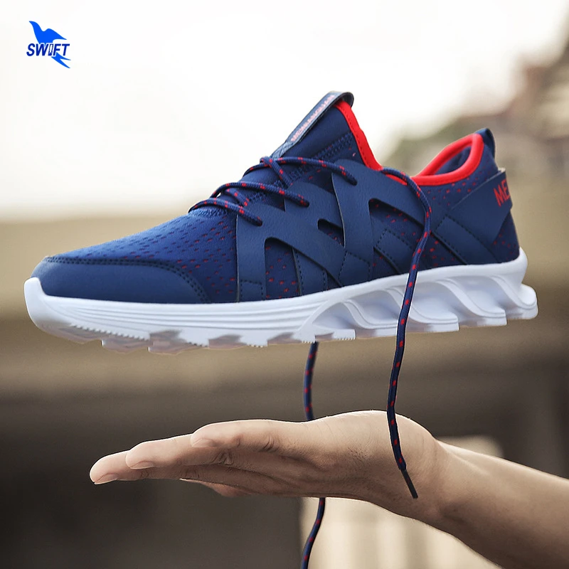 2018 Spring Summer Mens Sneakers Air Mesh Men Running Shoes Blade Style