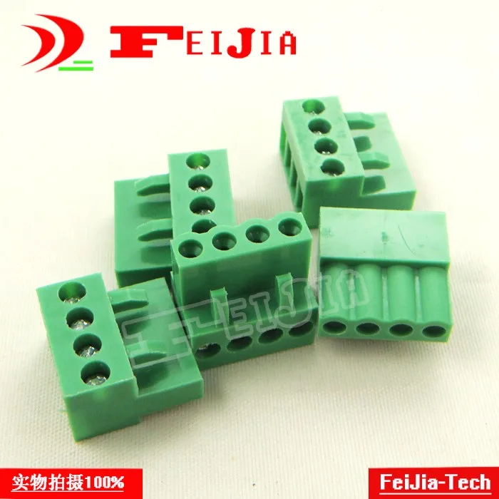 

HT3.96-4P 4Pin Plug Screw Terminal Block connector 3.96mm 10pcs/lot Free shipping HT396K