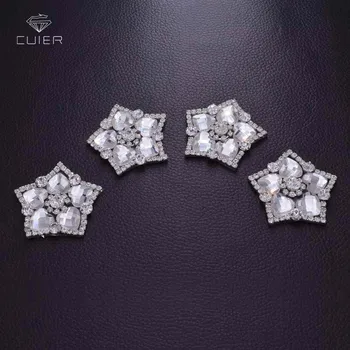 

30pcs Rhinestone Beaded Patch for Clothing Sewing on strass Applique Clothes Shoes Bags Decoration Patch DIY Apparel HD-511