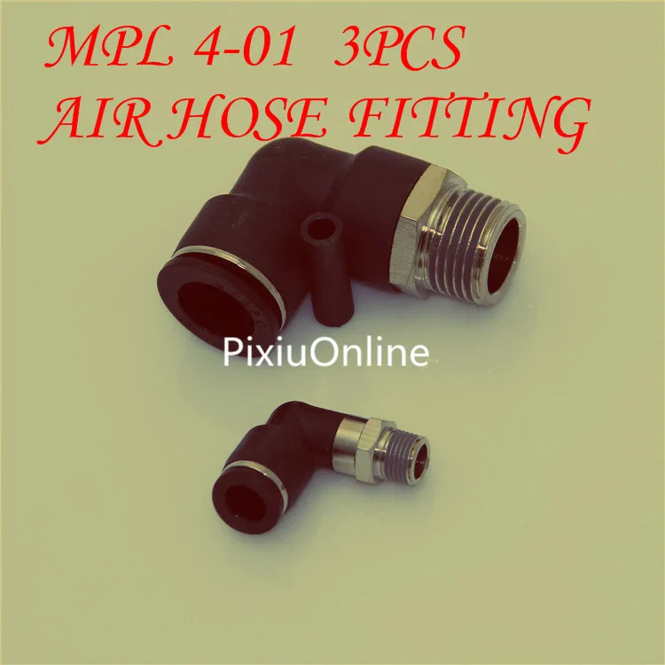 3PCS YT277 MPL 4 01 Gas type fitting HVTR AIR HOSE FITTING quick connectors The trachea Cylinder